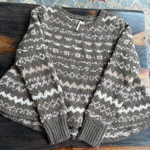 FREE PEOPLE SWEATER, SIZE SMALL
